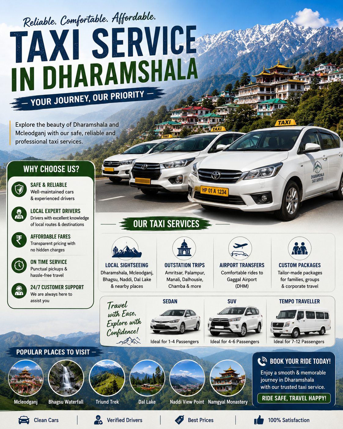 Taxi Service in Dharamshala