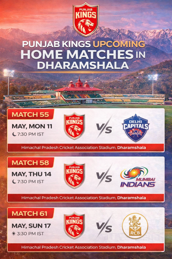 2026 IPL Matches Dharamshala